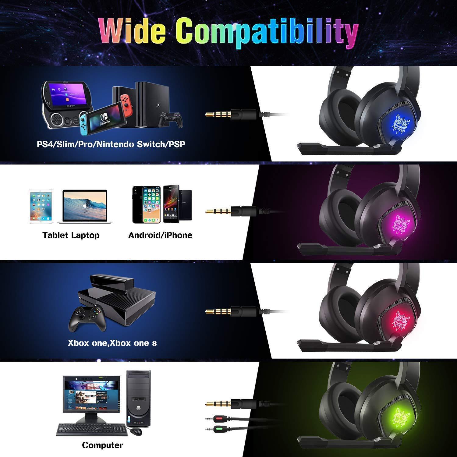 ONIKUMA K19 RGB Gaming Headset