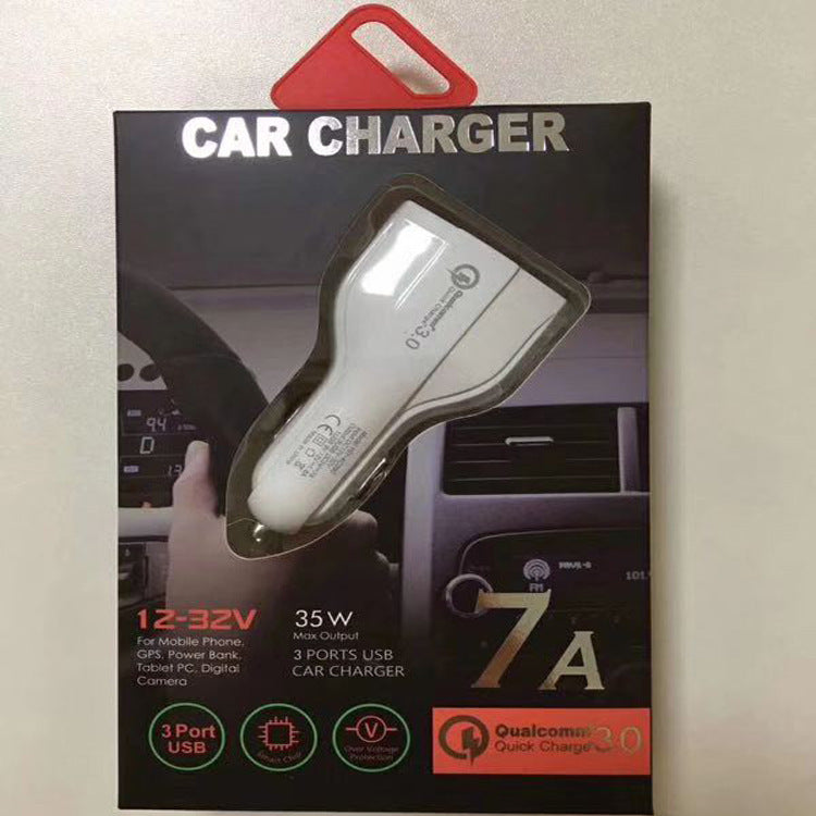 TurboCharge QC3.0 Car Charger – Fast Charging for On-the-Go with 2.0 & QC3.0 Technology