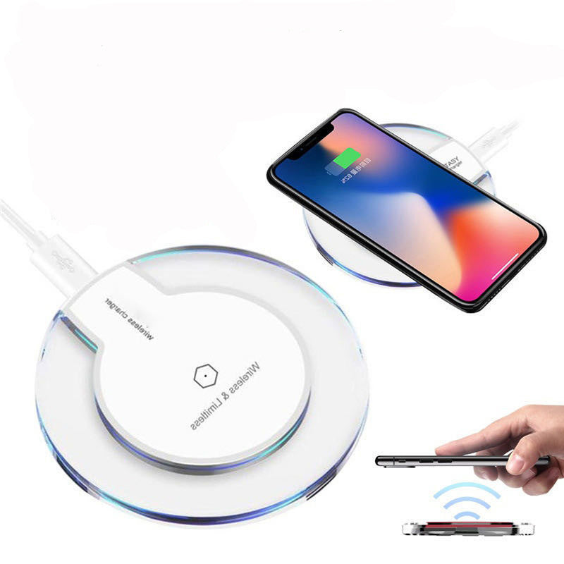 CrystalCharge Wireless Charging Dock – Sleek, Fast, and Elegant Charging Solution