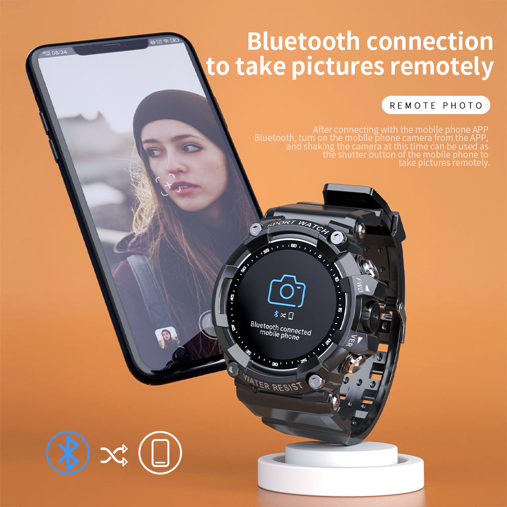 AquaPro Smart Sports Watch – IP67 Waterproof, Bluetooth-Enabled Fitness Tracker