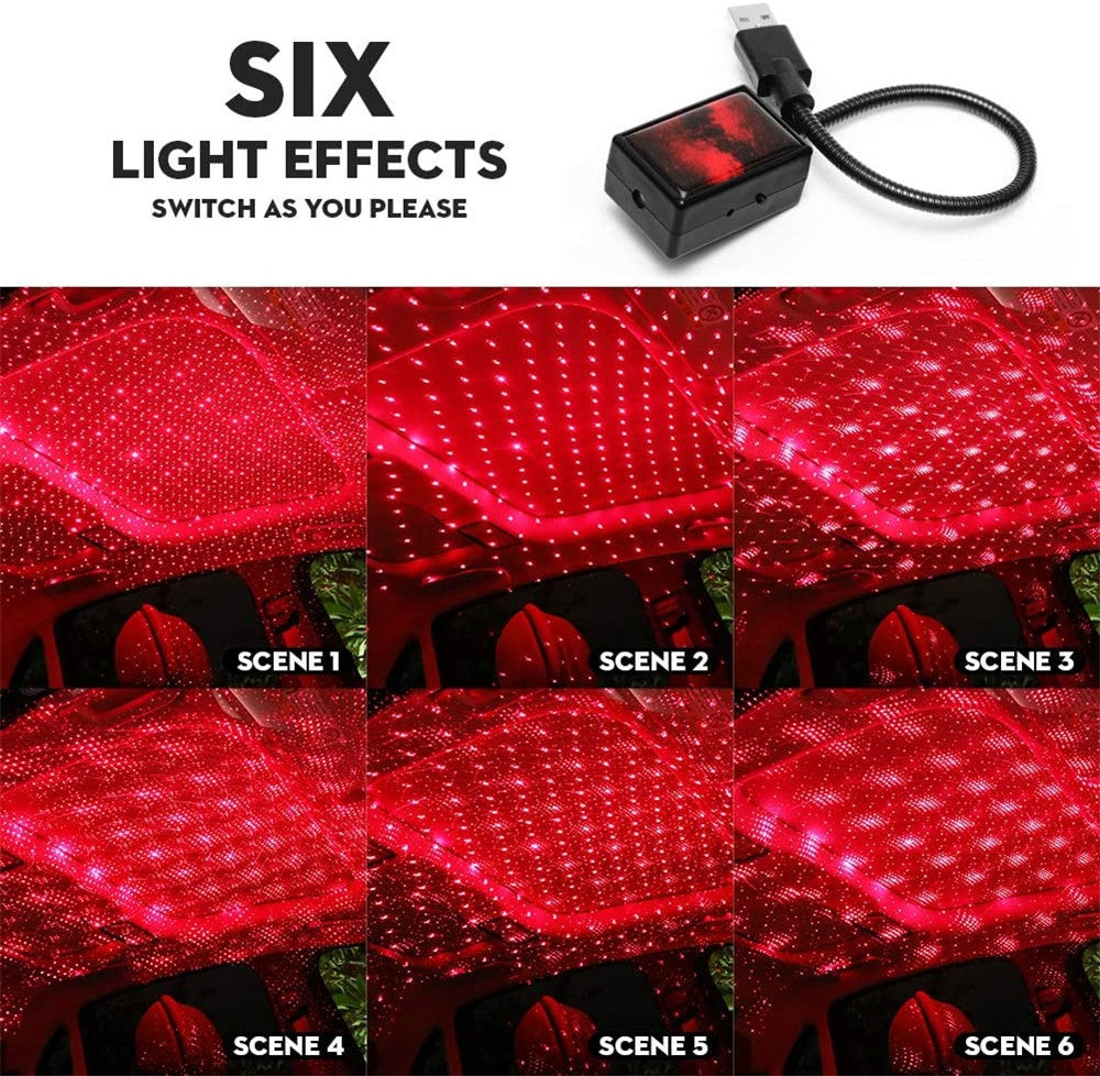 GalaxyGlow™ Star Light Projector & LED Car Interior Lights