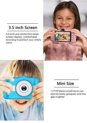 PixiView™ 3.5-inch Cartoon Digital HD Camera – Fun, High-Def Memories Captured with Style
