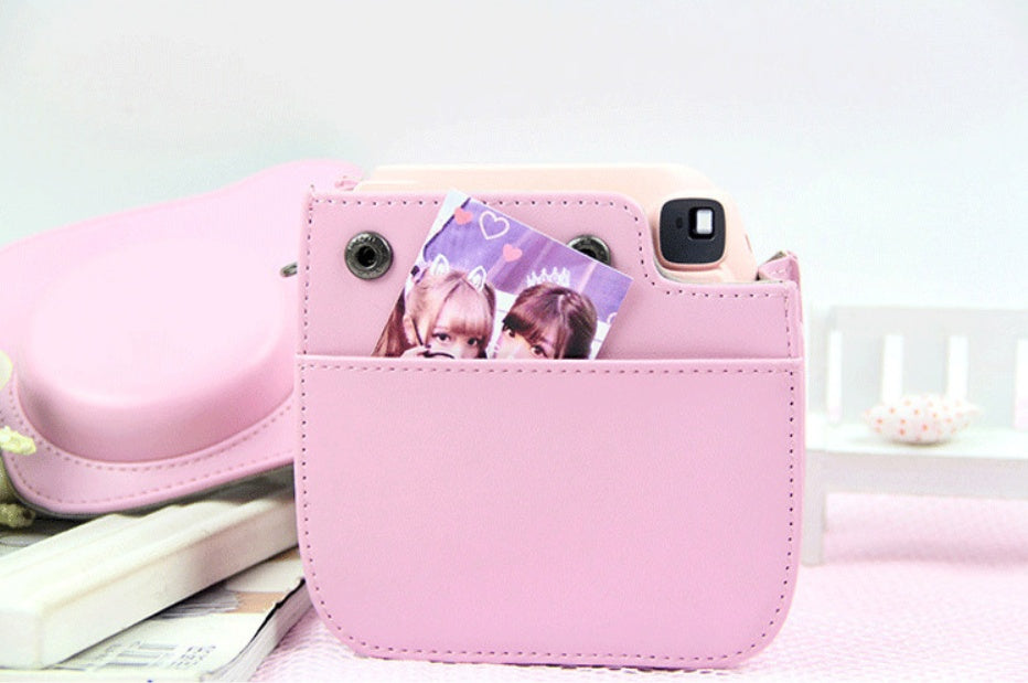 The LuxeGuard Mini Leather Camera Case