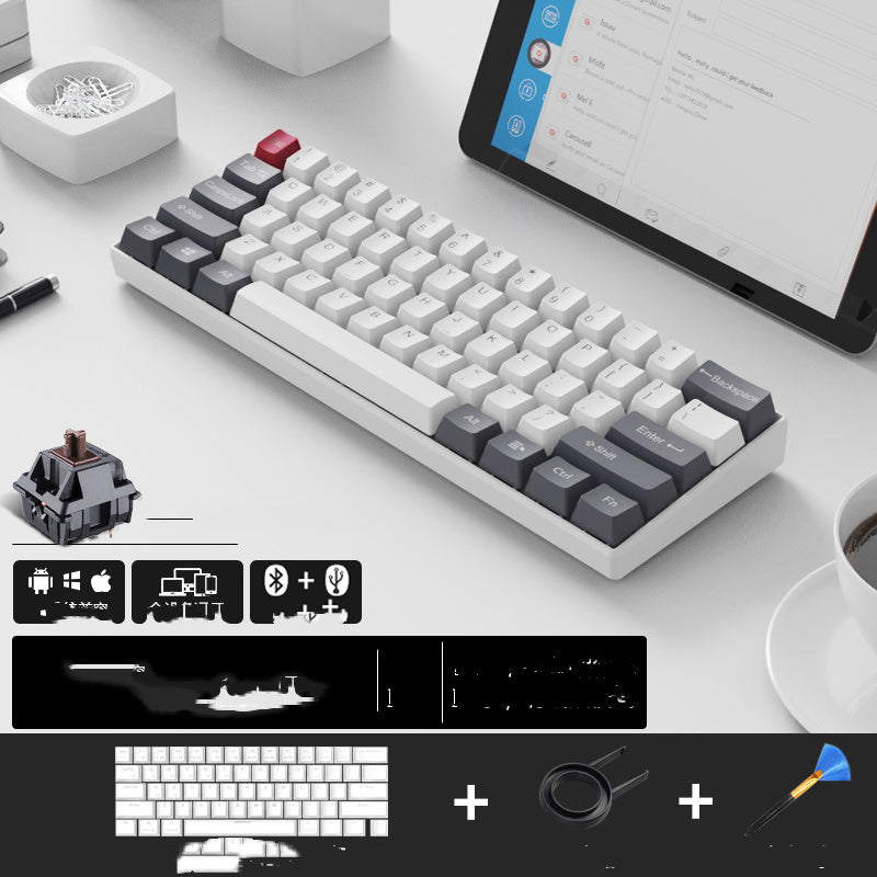 AetherKey Luxe™ — DualMode Wireless Mechanical Keyboard
