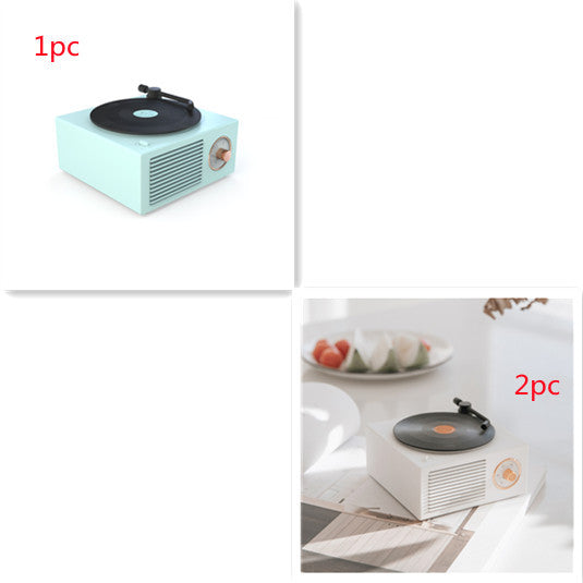 RetroSound Wireless Mini Phonograph – Bluetooth-Compatible Portable Speaker