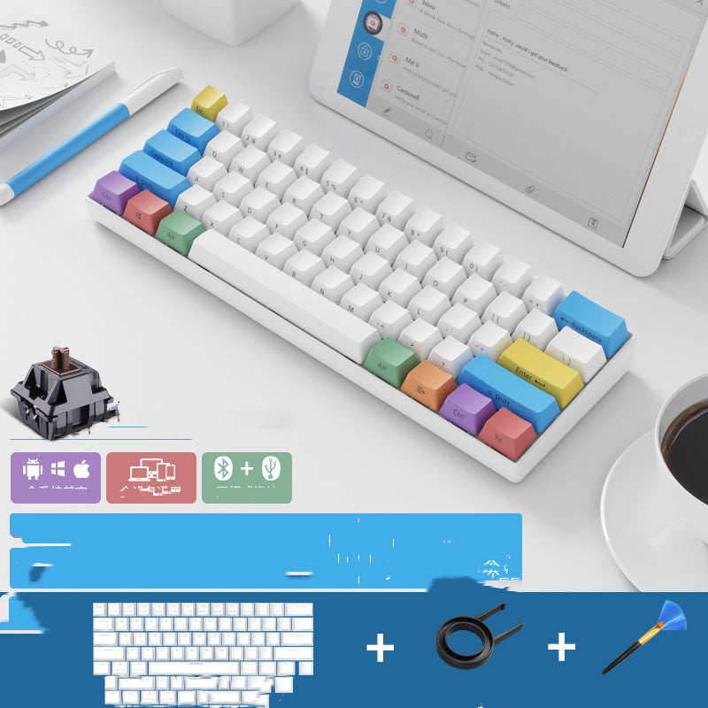 AetherKey Luxe™ — DualMode Wireless Mechanical Keyboard