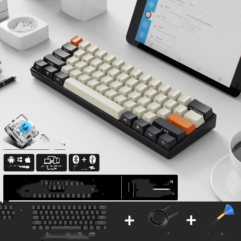 AetherKey Luxe™ — DualMode Wireless Mechanical Keyboard