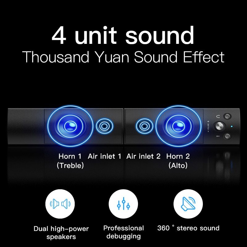 SoundWave™ Mini Bluetooth & USB Speaker System