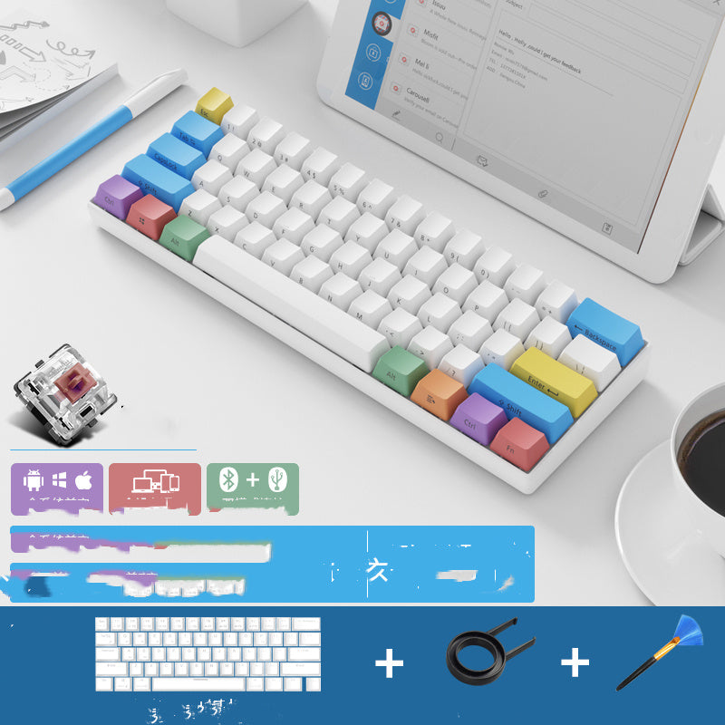AetherKey Luxe™ — DualMode Wireless Mechanical Keyboard