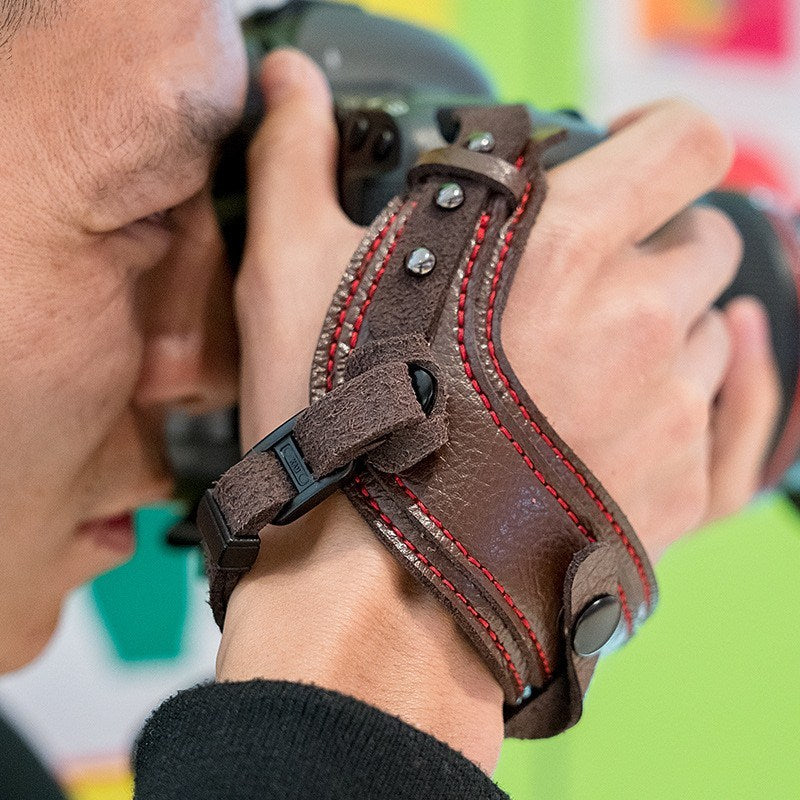 SnapStrap Leather Camera Wristband