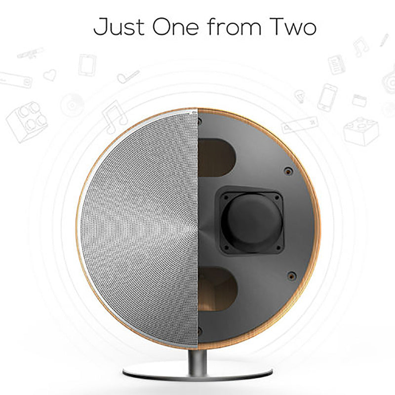 M23 WoodBass Pro – Bluetooth 4.2 Wireless Wooden Subwoofer Speaker