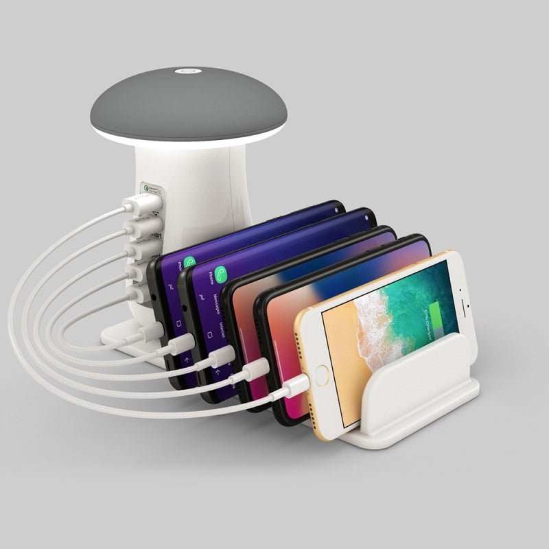 MushCharge™ 2-in-1 LED Lamp & USB Charger