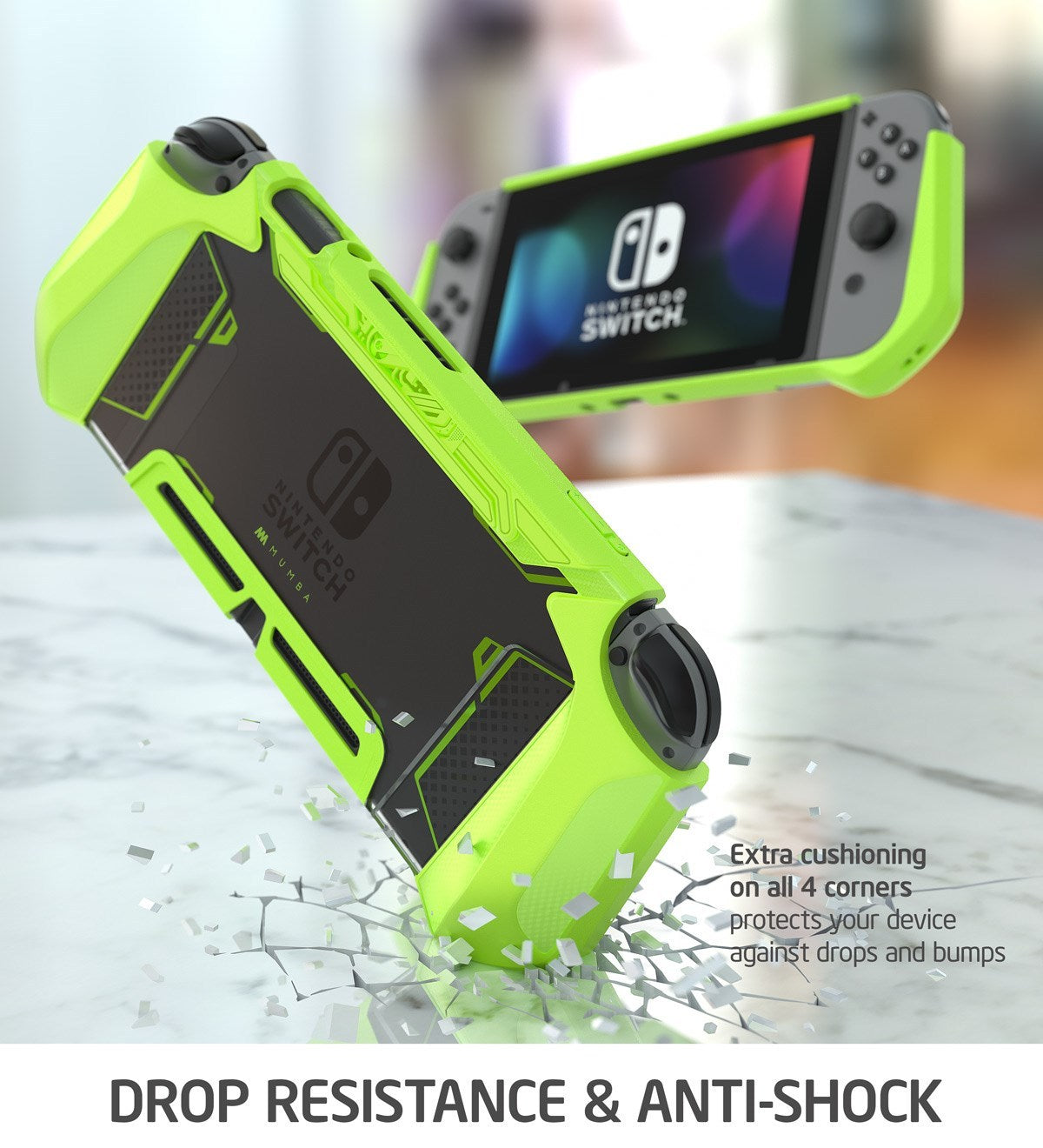 Mumba ArmorGrip Case for Nintendo Switch – Full Protection, Maximum Playability