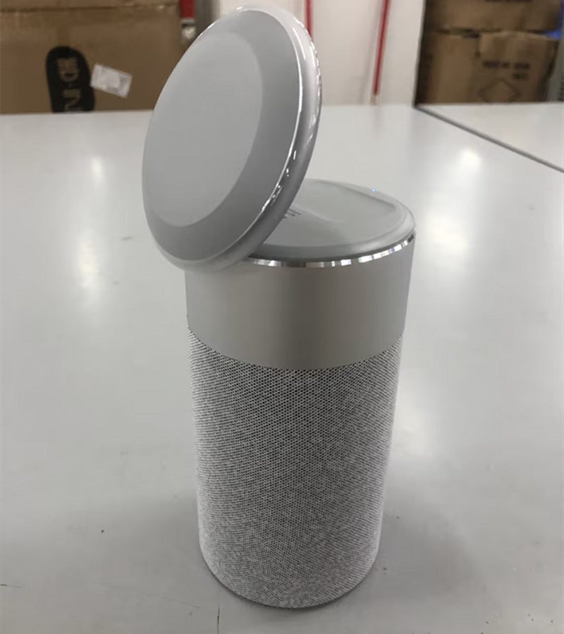 SyncAura™ 3-in-1 Wireless Charger & Bluetooth Speaker Lamp