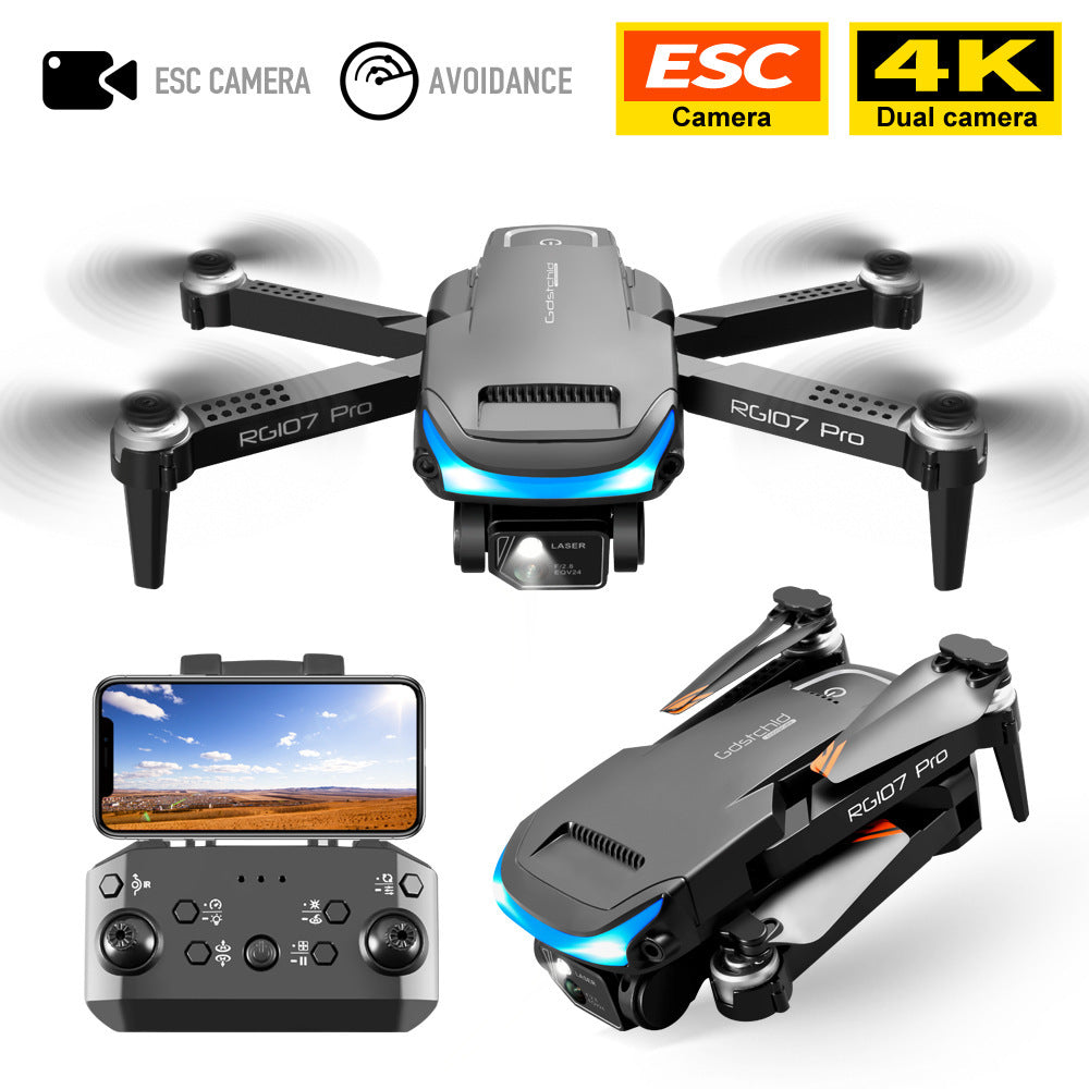 SkyVision 4K – The Intelligent Obstacle-Avoidance Drone with Dual Camera Precision