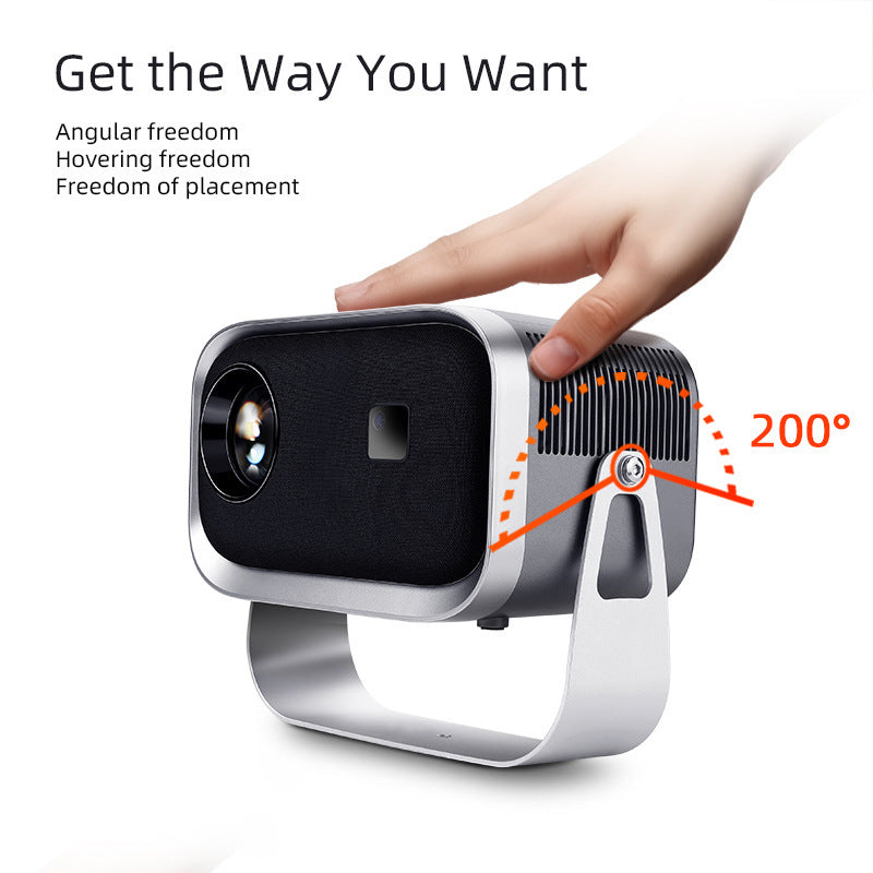 LumaVista Pro – Home HD Portable Projector with Adjustable Bracket
