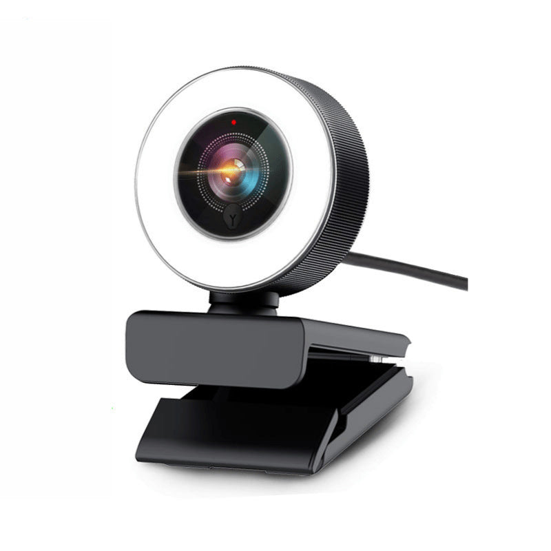 GlowCam 1080P Auto Focus USB Beauty Camera with Fill Light – Crystal Clear Video & Perfect Lighting for Every Shot