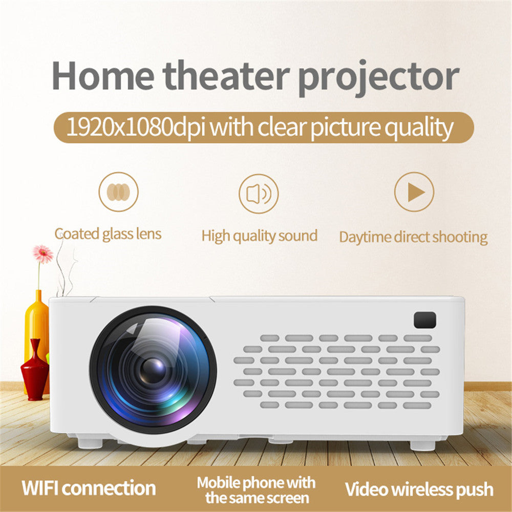 PocketView Smart – Mini Portable Home Projector with Screen