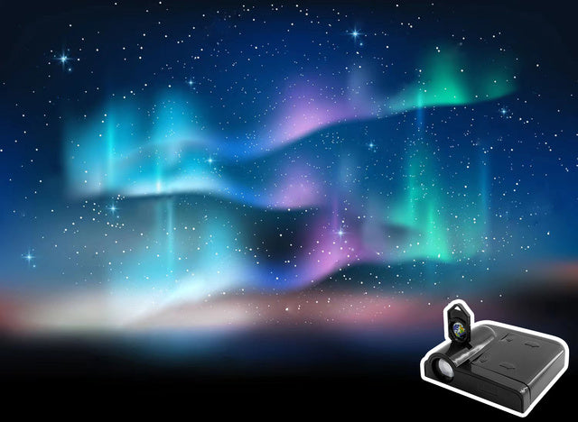 LunaGlow Aurora – Moon & Galaxy Projection Lamp