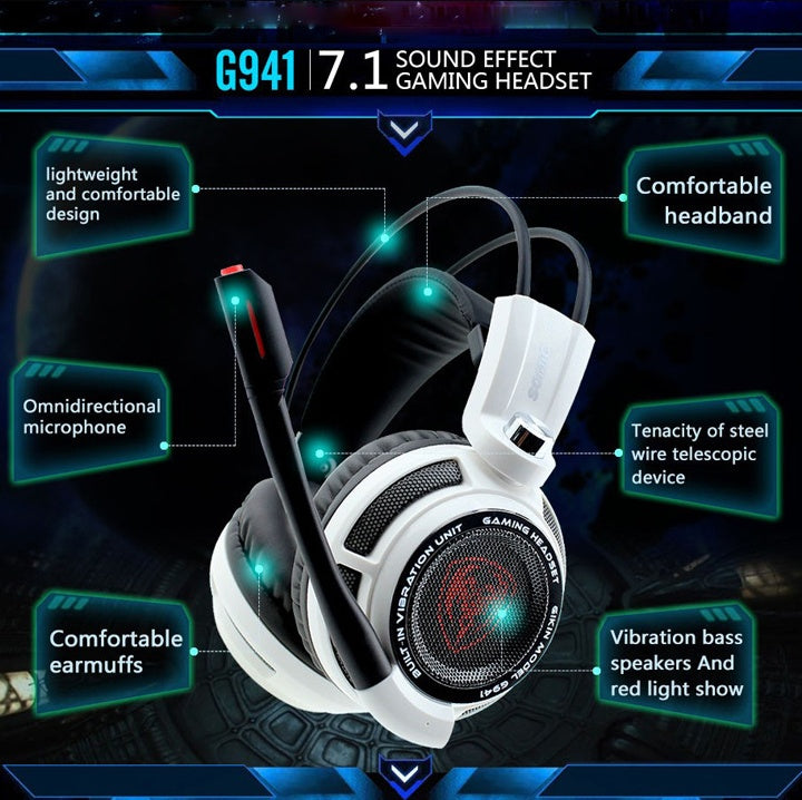 Somic G941 Gaming Headset – Immersive Sound & Comfort for Ultimate Gaming