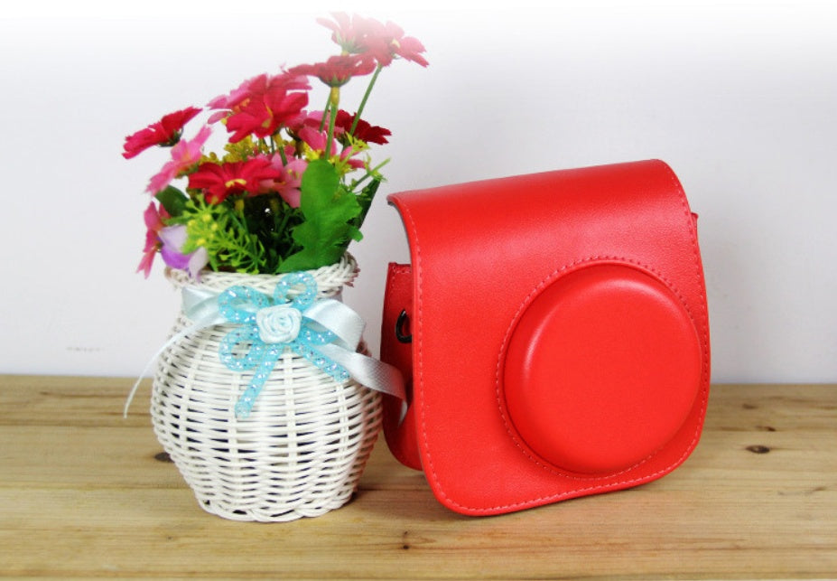 The LuxeGuard Mini Leather Camera Case