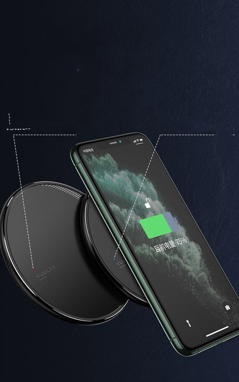 AuraCharge™ Infinity — Premium Wireless Disc Charger