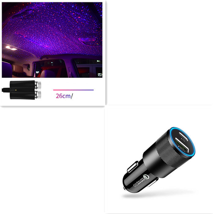 GalaxyGlow™ Star Light Projector & LED Car Interior Lights