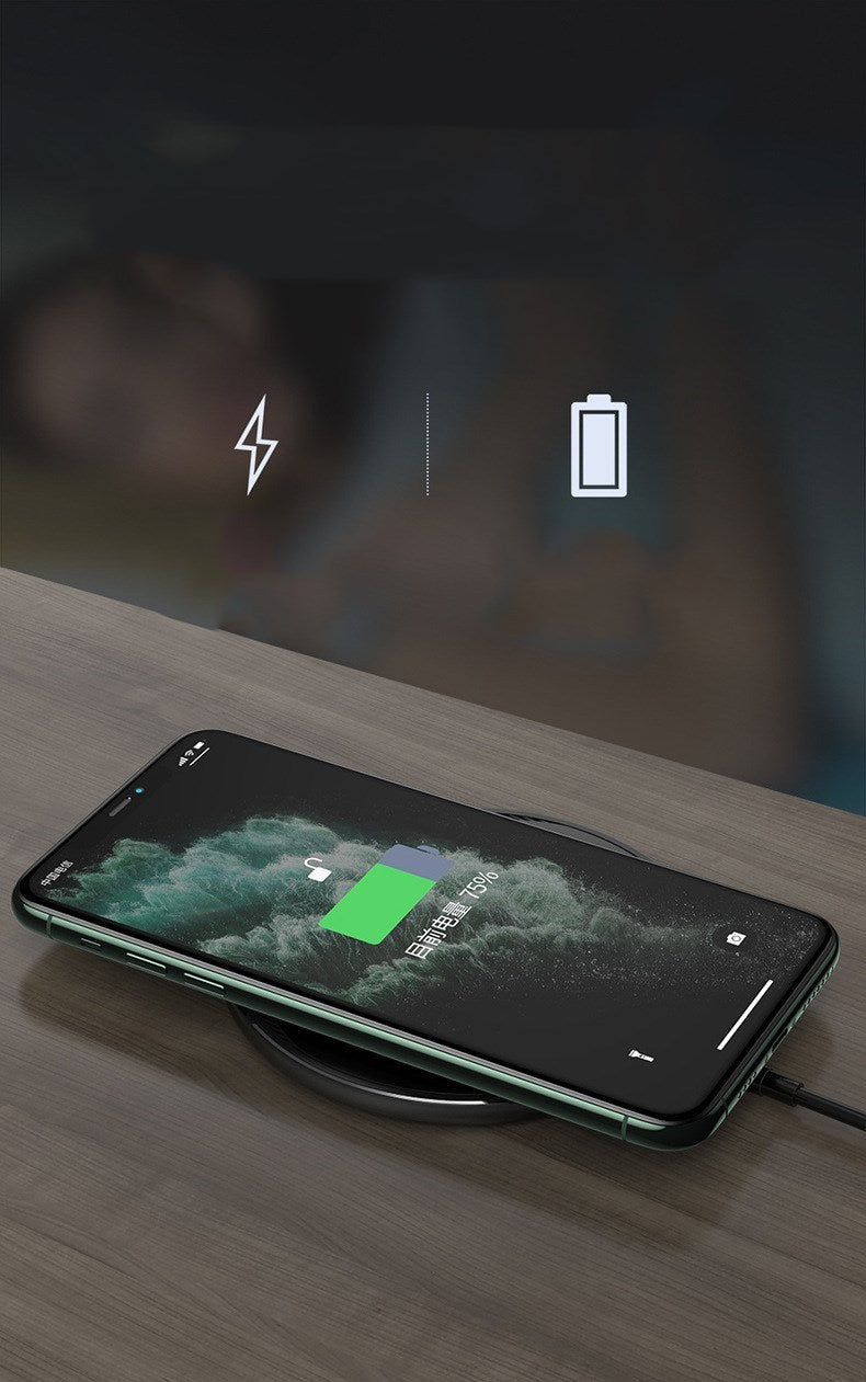 AuraCharge™ Infinity — Premium Wireless Disc Charger