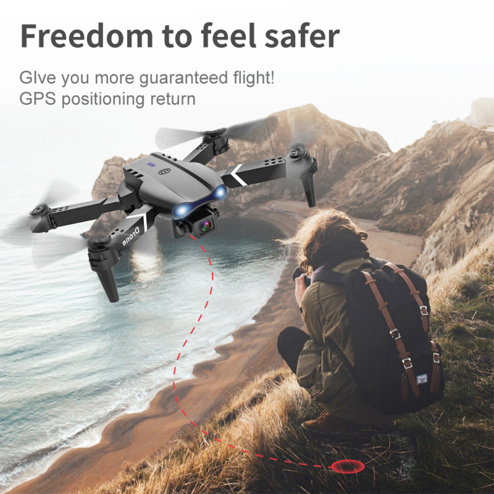 SkyMaster E99 – Foldable 4K HD Drone with Remote Control & Altitude Fixation
