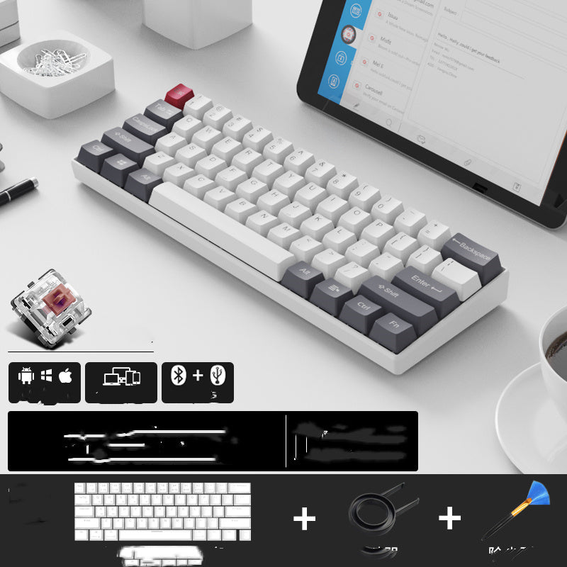 AetherKey Luxe™ — DualMode Wireless Mechanical Keyboard