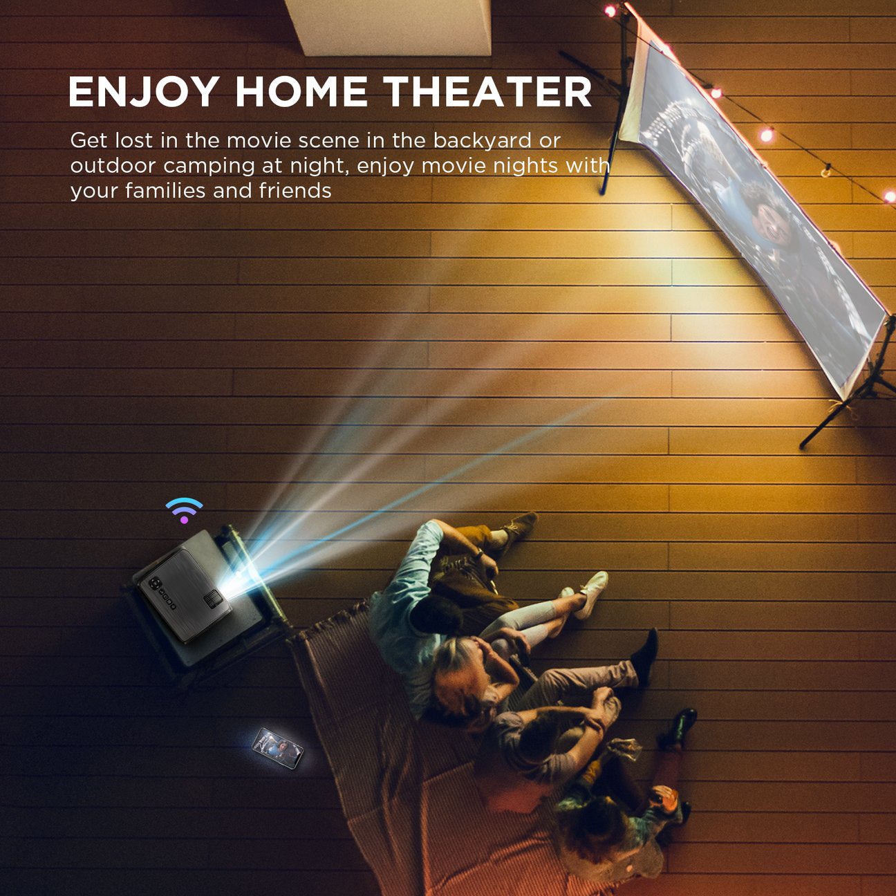 VisionBeam™: Home High-Definition Portable Same Screen Projector