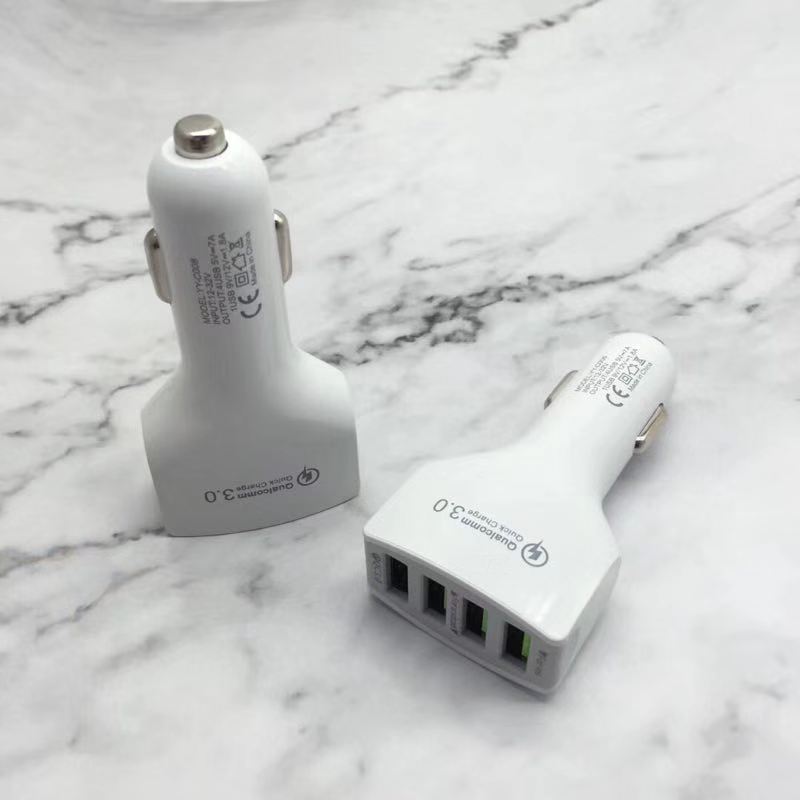 TurboCharge QC3.0 Car Charger – Fast Charging for On-the-Go with 2.0 & QC3.0 Technology