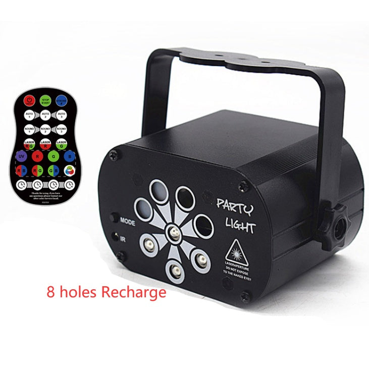 LaserGroove™ - LED Stage Light & Laser Projector with Voice Control