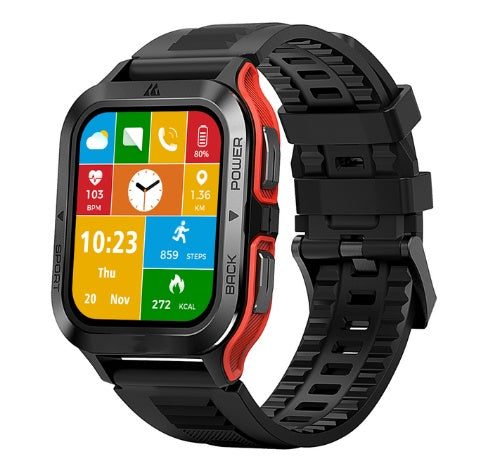 AquaPulse™ Smart Watch – Waterproof Silicone Intelligent Fitness Tracker