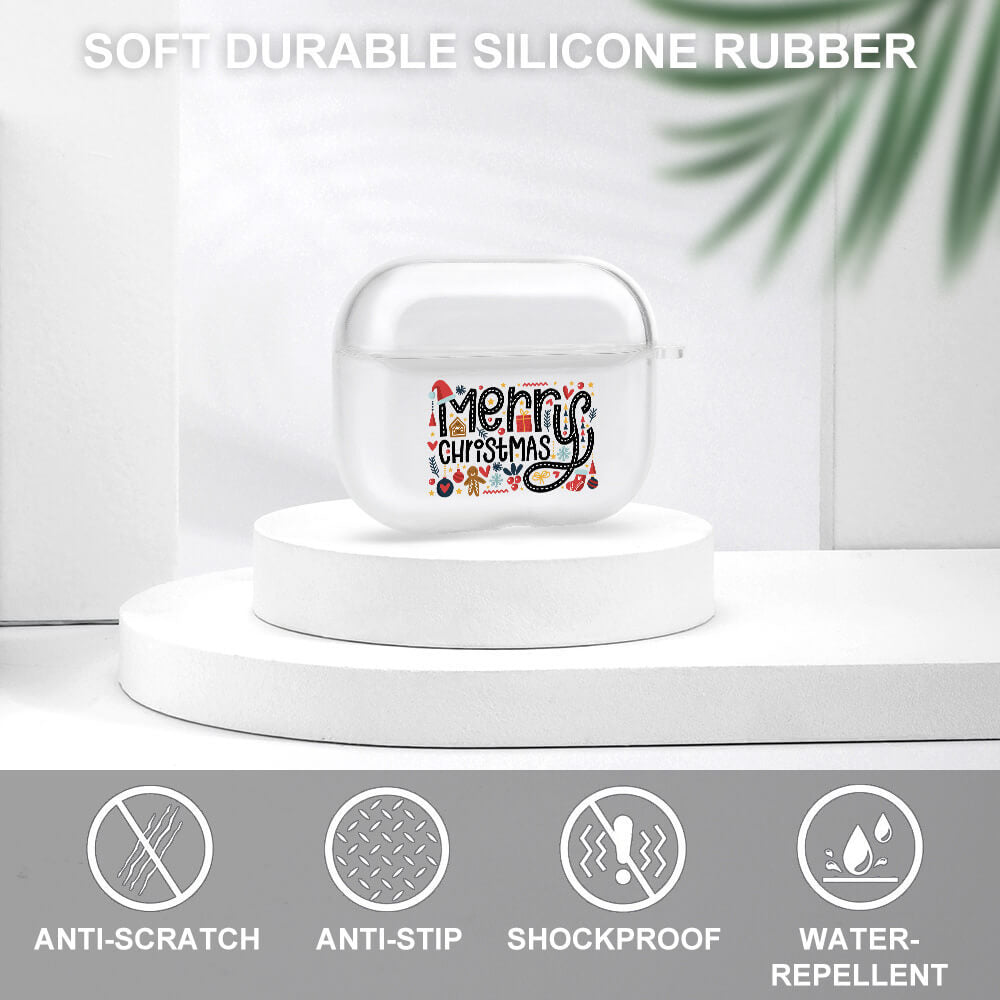 ClearGuard Soft Silicone Case for AirPods Pro – Custom Fit, Premium Protection, and Transparent Elegance
