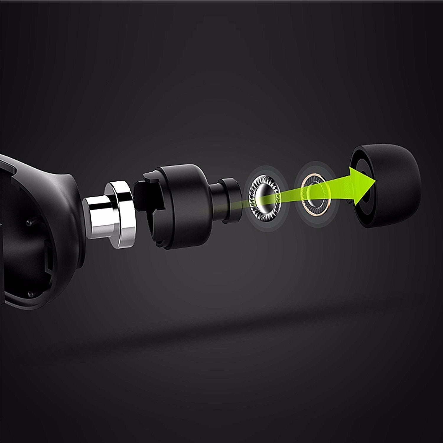 QCY Q26 Combo: Bluetooth Car Calls & Portable Earphone Headset Set