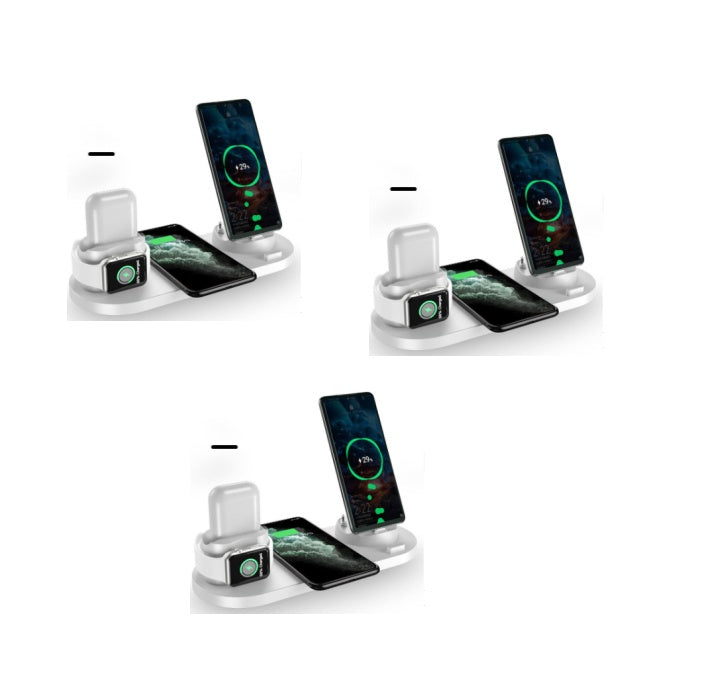 LumaCharge LED Alarm Clock & Magnetic Wireless Charger