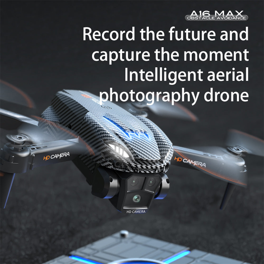SkyMaster A16 Drone – Optical Flow Triple-Camera UAV