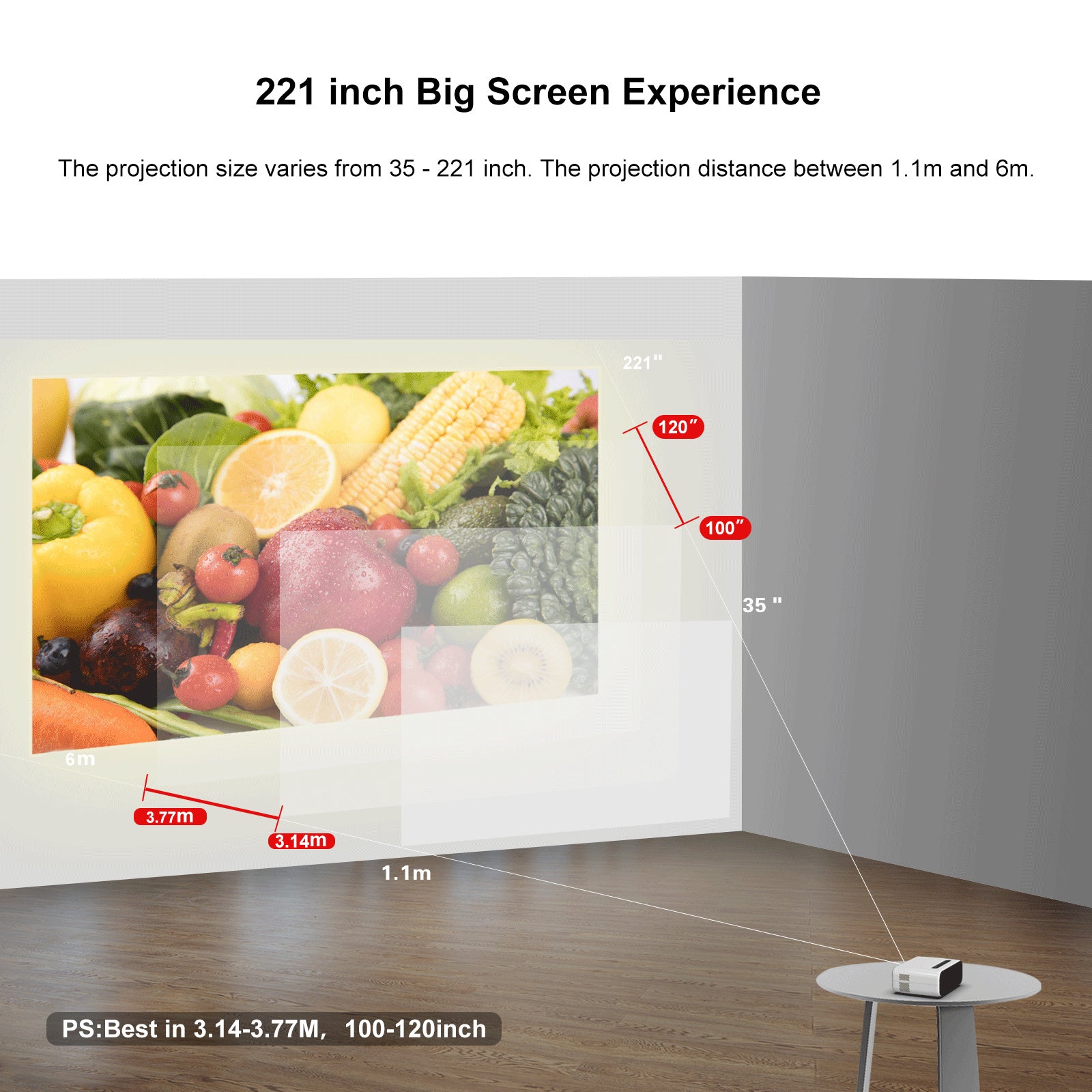 LumiKid HD Mini Home Theater Projector