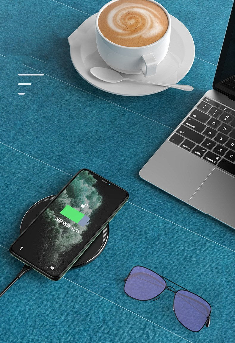 AuraCharge™ Infinity — Premium Wireless Disc Charger