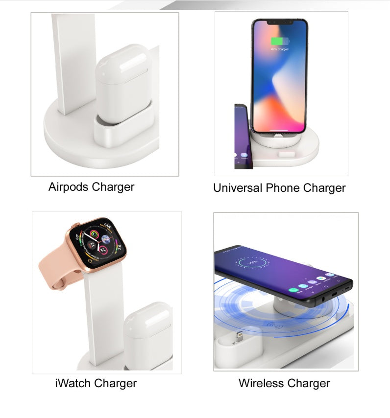 The PowerHub 3-in-1 Wireless Charging Station