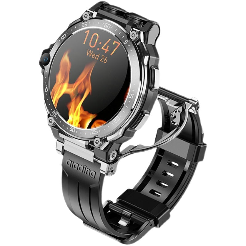 PulseSync Duo – Smart Watch & Bluetooth Headset with Heart Rate & Blood Pressure Monitoring
