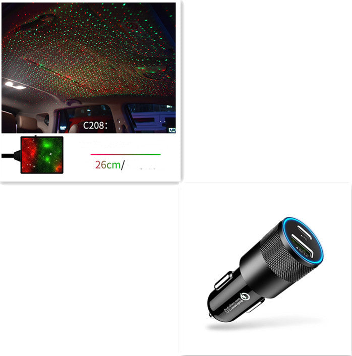 GalaxyGlow™ Star Light Projector & LED Car Interior Lights