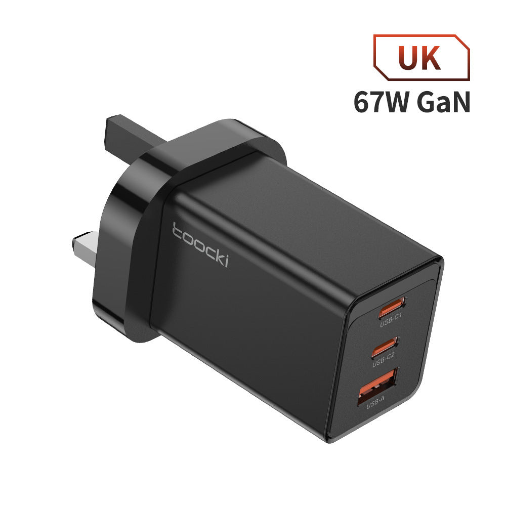 PowerFlux 67W GaN Three-Port Fast Charger