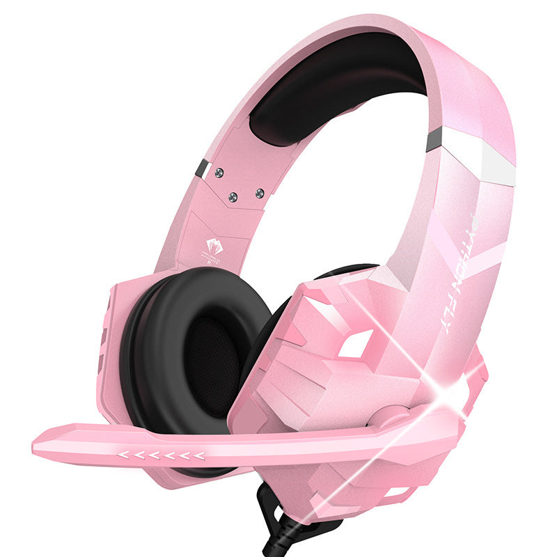 LumaStrike™ — Wired Gaming Headset with Microphone & Breathing Light
