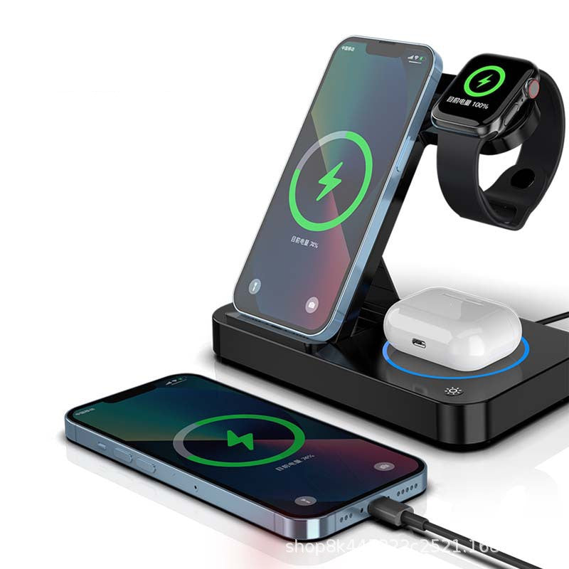 ChargeHub™ 3-in-1 Folding Wireless Charging Stand