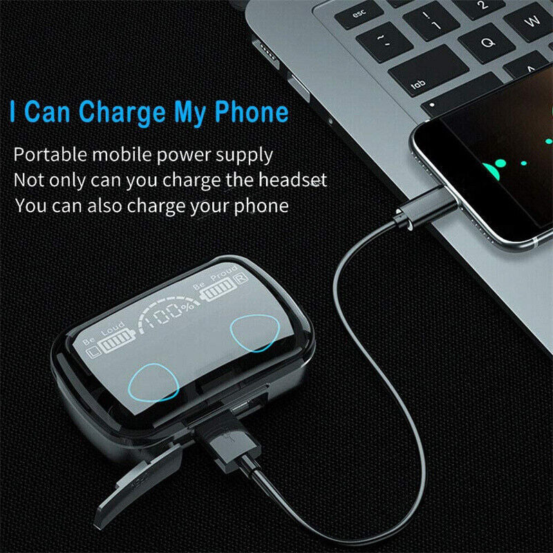 AquaPulse™ TWS Wireless Sports Earphones