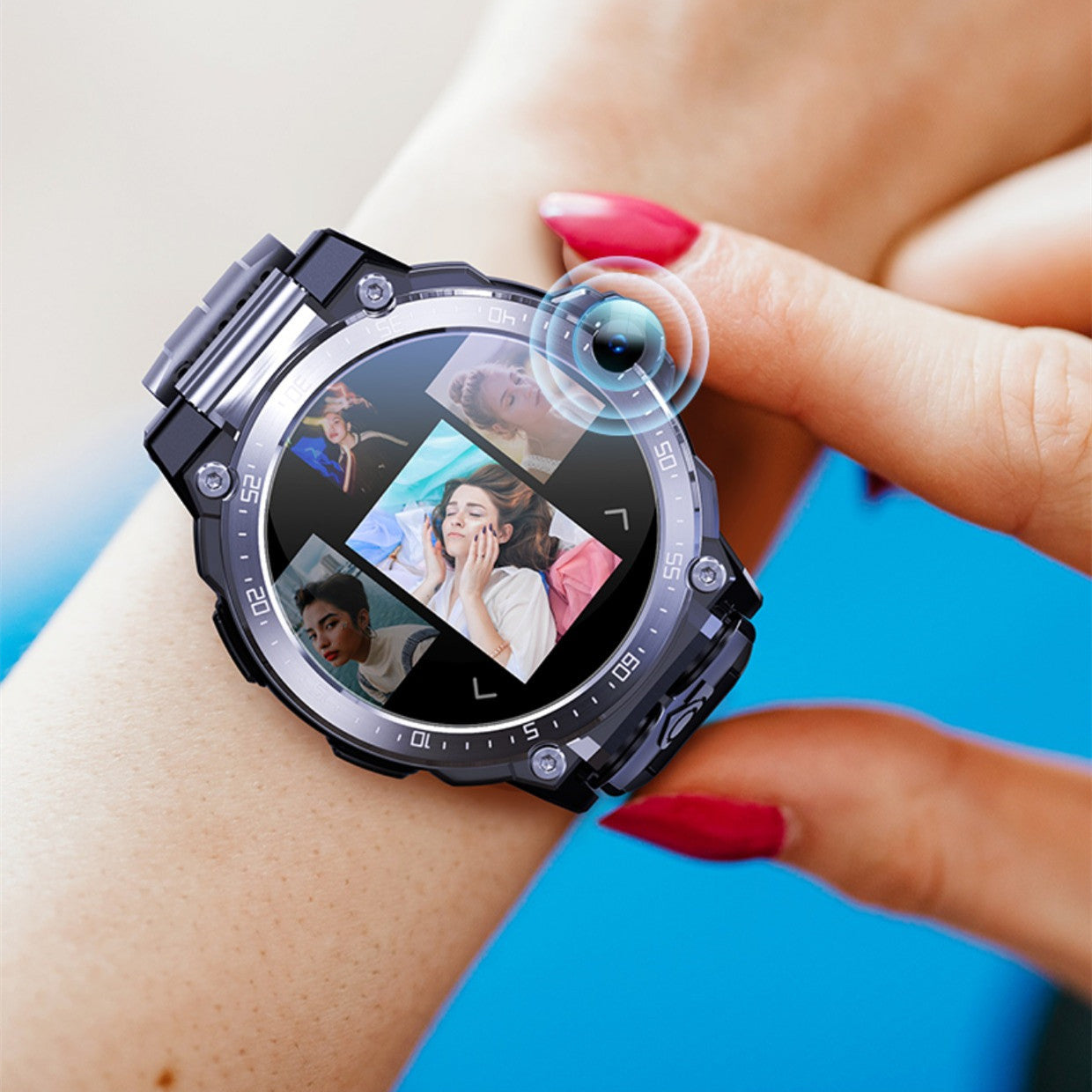 PulseSync Duo – Smart Watch & Bluetooth Headset with Heart Rate & Blood Pressure Monitoring