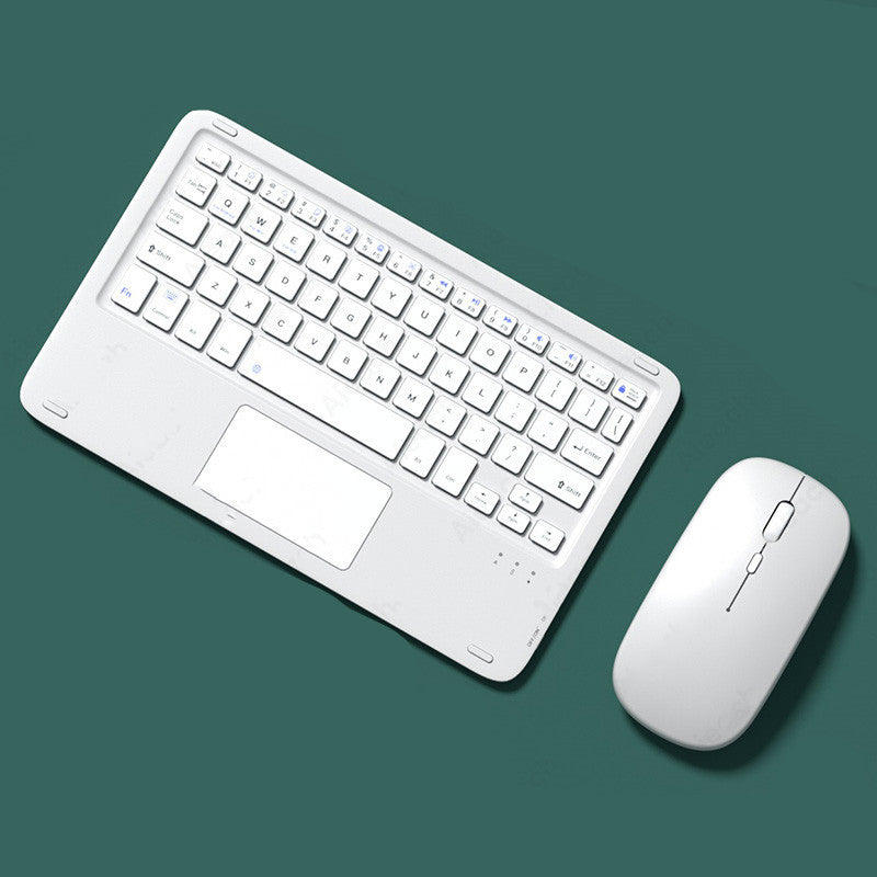 The SilentTouch™ – Mute Wireless Mouse & Touch Keyboard Combo
