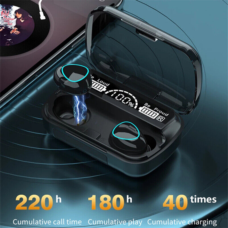 AquaPulse™ TWS Wireless Sports Earphones